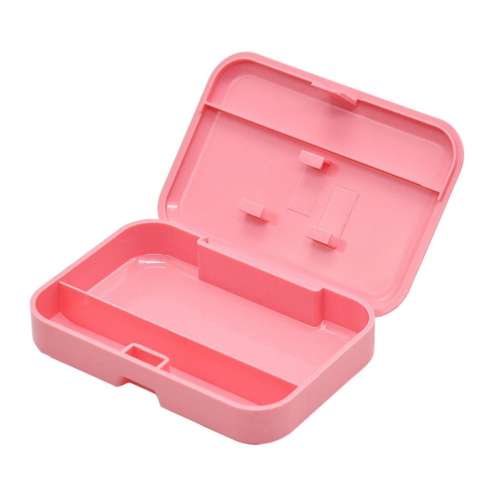 HONEYPUFF Plastic Storage Case, Flip Cover with Paper Clip Tobacco Stash Box, 110 x 75 mm Cigarette Storage Case