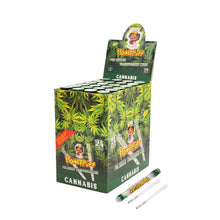 Load image into Gallery viewer, HONEYPUFF Cannabis Flavor Pre Rolled Cones, Clear Rolling Papers, 1 1/4 Size Pre Rolled Rolling Paper with Tips, 2 PCS per Tube