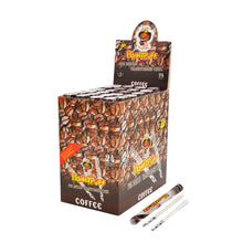 Load image into Gallery viewer, HONEYPUFF 1 1/4 Size Coffee Flavor Pre Rolled Cones, Clear Rolling Papers, 2 PCS / Tube 24 Tubes / Box