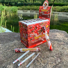 Load image into Gallery viewer, HONEYPUFF Cherry Flavor Pre Rolled Cones, Clear Rolling Papers, 1 1/4 Size Pre Rolled Rolling Paper with Tips, 2 PCS / Tube