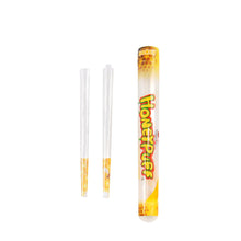 Load image into Gallery viewer, HONEYPUFF Honey Flavored Pre Rolled Cones, King Size Pre Rolled Rolling Paper with Tips, Transparent & Slow Burning Rolled Paper, 2 PCS per Tube