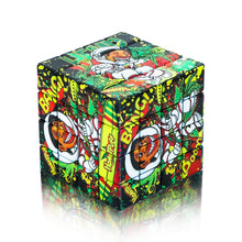 Load image into Gallery viewer, HONEYPUFF Cube Shape Plastic Smoker Grinder, 58 mm 4 Lay Herb Grinder, 6 PCS / Box