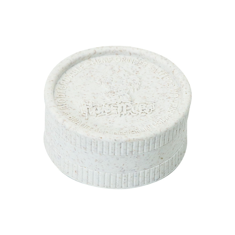 HONEYPUFF Biodegradable Plastic Herb Grinder, 63 mm 2 Lay Tobacco Grinder, Portable Weed Grinders