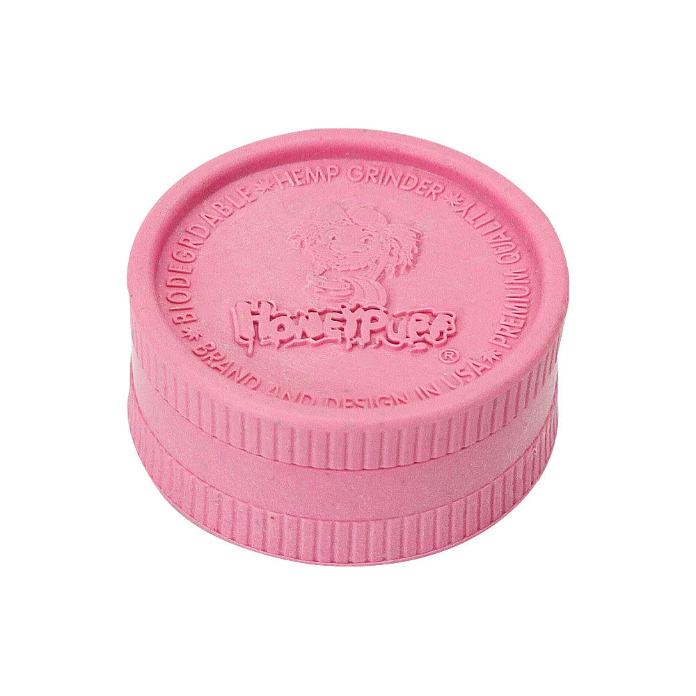 HONEYPUFF Biodegradable Plastic Herb Grinder, 63 mm 2 Lay Tobacco Grinder, Portable Weed Grinders