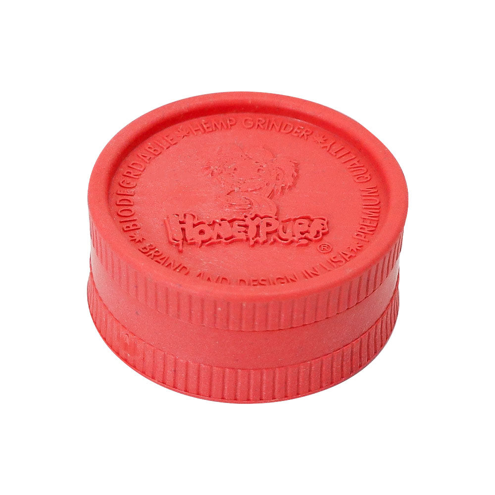 HONEYPUFF Biodegradable Plastic Herb Grinder, 63 mm 2 Lay Tobacco Grinder, Portable Weed Grinders