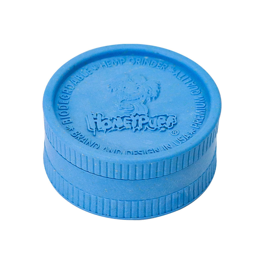 HONEYPUFF Biodegradable Plastic Herb Grinder, 63 mm 2 Lay Tobacco Grinder, Portable Weed Grinders