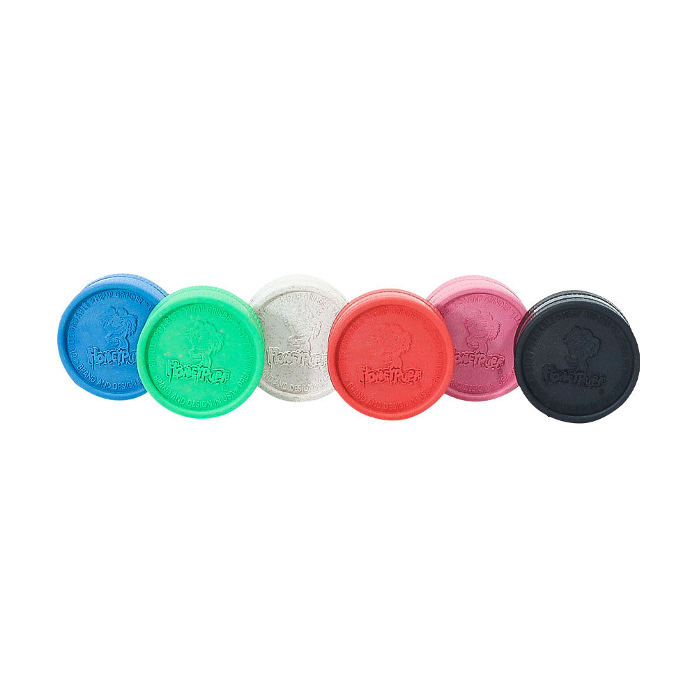 HONEYPUFF Biodegradable Plastic Herb Grinder, 63 mm 2 Lay Tobacco Grinder, Portable Weed Grinders