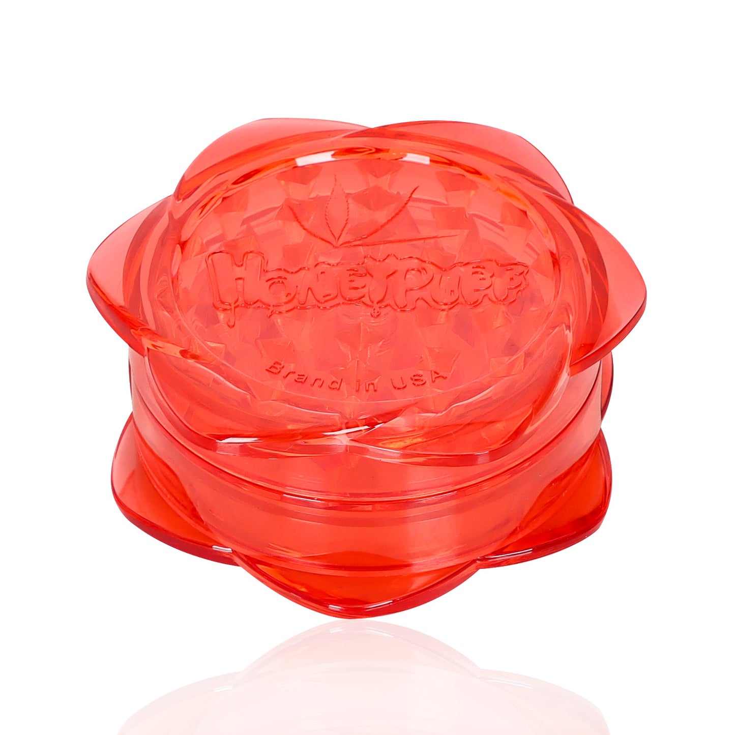 HOEYPUFF Biodegradable Plastic Herb Grinder, 67 mm 3 Layers Smoker Grinder, 12 PCS / Box