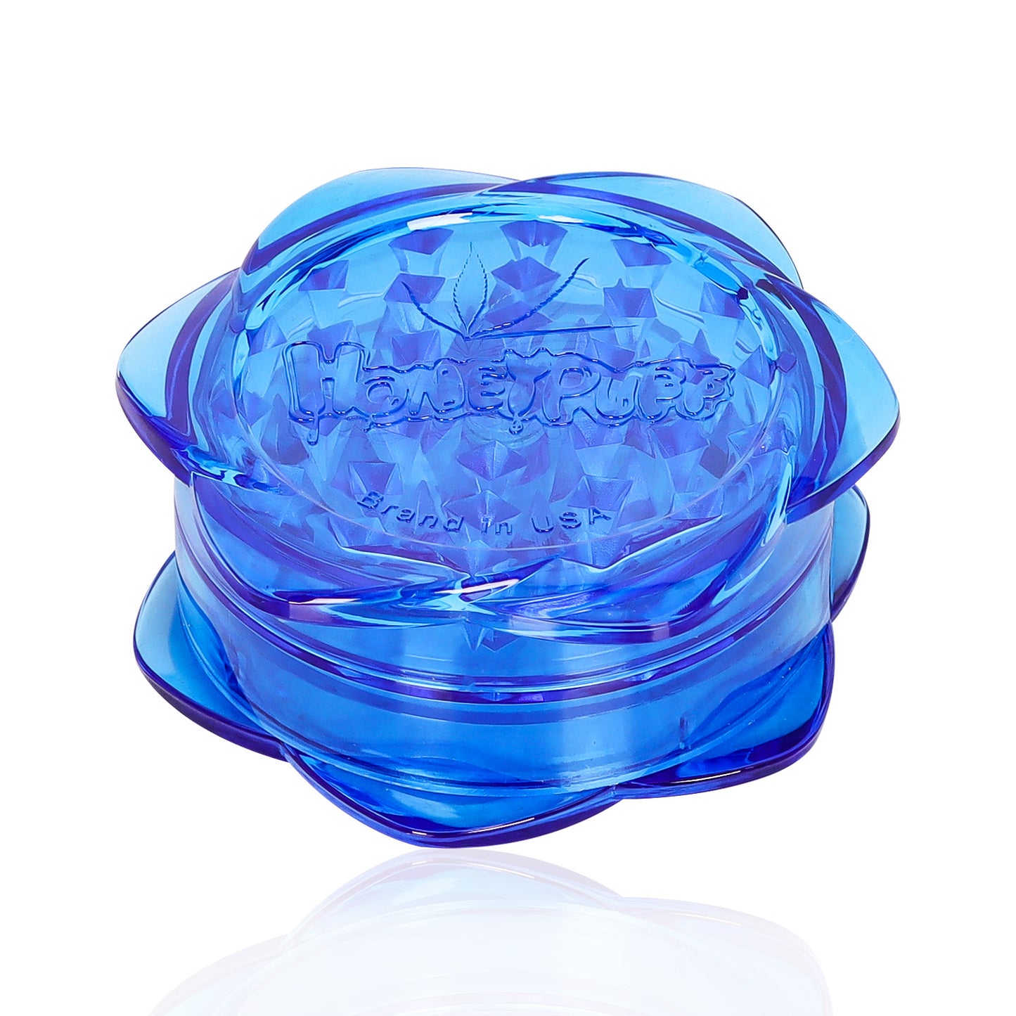 HOEYPUFF Biodegradable Plastic Herb Grinder, 67 mm 3 Layers Smoker Grinder, 12 PCS / Box