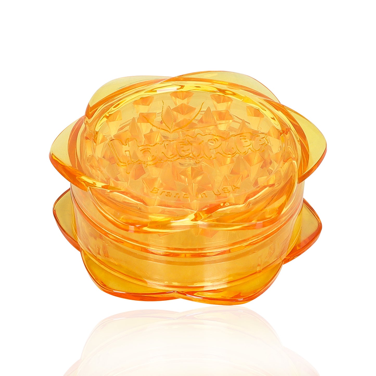 HOEYPUFF Biodegradable Plastic Herb Grinder, 67 mm 3 Layers Smoker Grinder, 12 PCS / Box