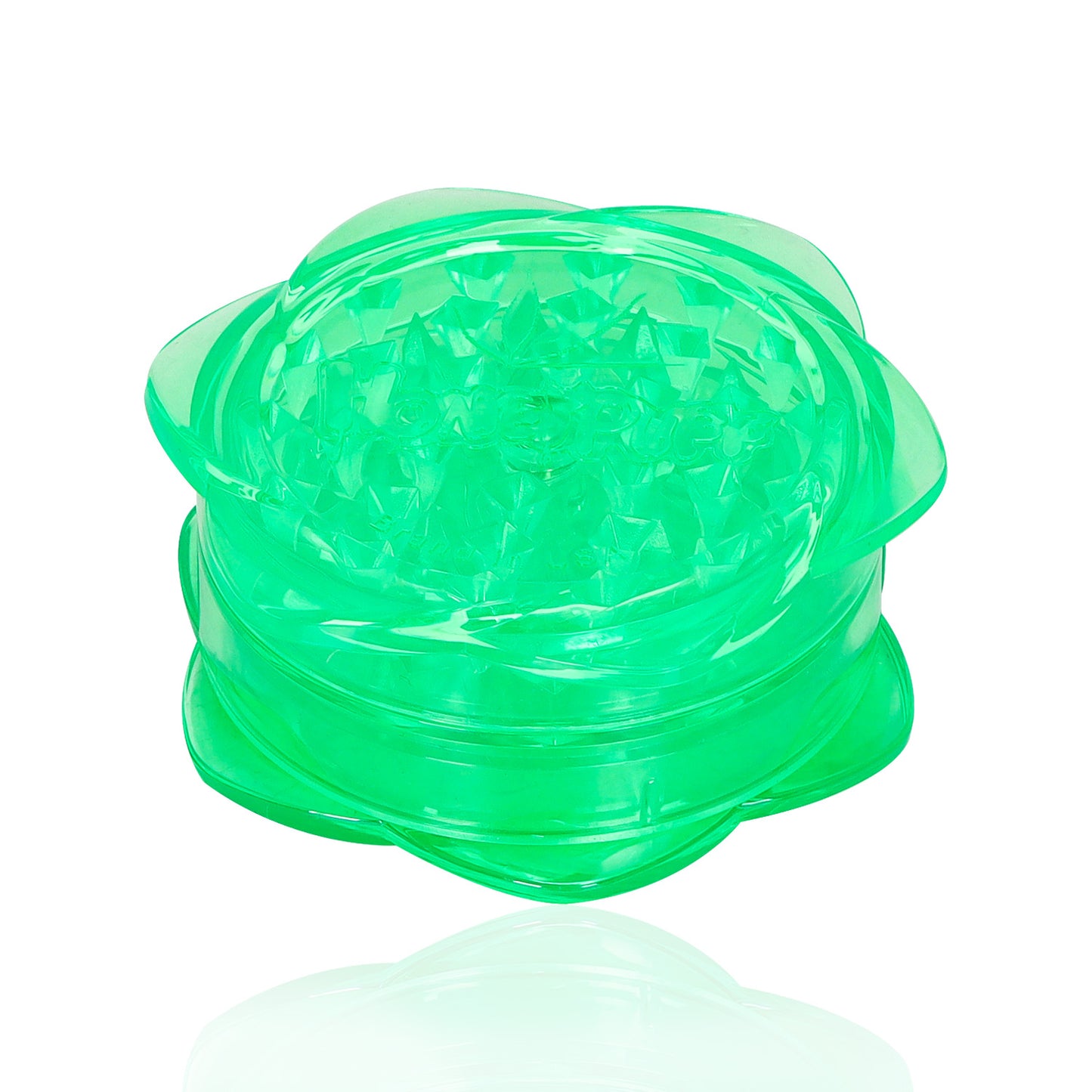 HOEYPUFF Biodegradable Plastic Herb Grinder, 67 mm 3 Layers Smoker Grinder, 12 PCS / Box