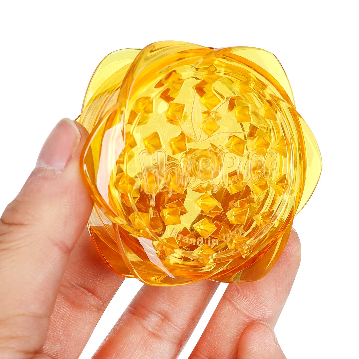 HOEYPUFF Biodegradable Plastic Herb Grinder, 67 mm 3 Layers Smoker Grinder, 12 PCS / Box