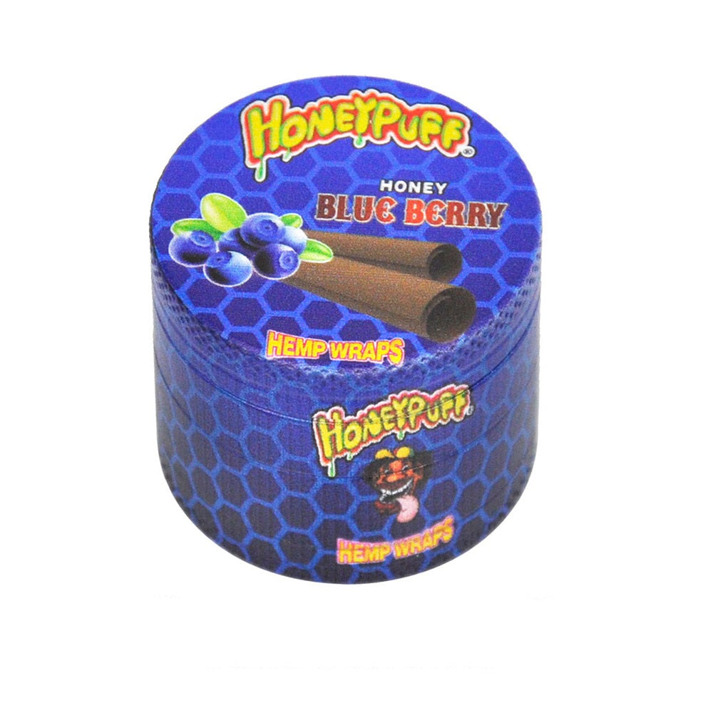 HONEYPUFF 4 Lay Zinc Metal Smoker Grinder, 40 mm Herb Grinder, Easy Clean Herb Grinders
