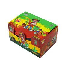 Load image into Gallery viewer, HONEYPUFF 50 mm Zinc Metal Herb Grinder, Rasta Style 4 Lay Smoker Grinder, 6 PCS / Box