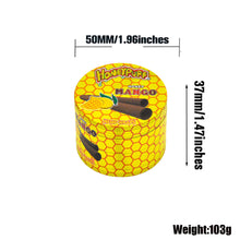 Load image into Gallery viewer, HONEYPUFF 4 Lay Zinc Metal Smoker Grinder, 50 mm Herb Grinder, Easy Clean Herb Grinders