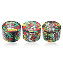 Load image into Gallery viewer, HOENYPUFF 60 mm Zinc Alloy Herb Grinder, 4 Layers Metal Smoker Grinder, Black Weed Grinder, 6 PCS / Box