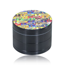 Load image into Gallery viewer, HONEYPUFF Rolling Tray Kit, 7” x 5.5 “ Size Metal Tolling Tray, 4 Lay Zinc Alloy Herb Grinder, Skull Shape Glass Ashtray, Glass Tobacco Pipe With Metal Bowl