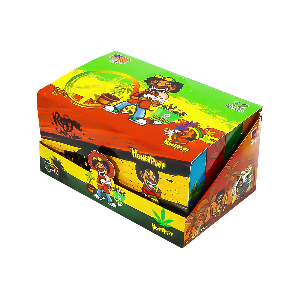 HONEYPUFF Zigarettenetui aus Kunststoff, 60 x 93 mm, bunte Zigarettenschachtel, 12 Stück/Box