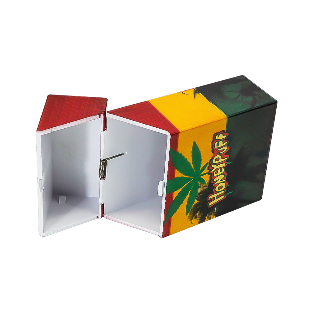 HONEYPUFF Zigarettenetui aus Kunststoff, 60 x 93 mm, bunte Zigarettenschachtel, 12 Stück/Box