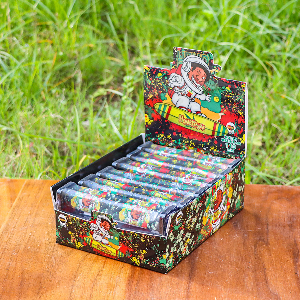 HONEYPUFF King Size Plastic Cigarette Rolling Machines, Black Rolling Machine, 12 PCS / Box