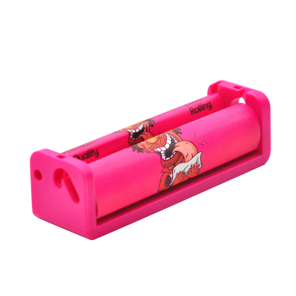 HONEYPUFF 1 1/4 Size Plastic Cigarette Rolling Machine, colorful Rolling Machine, 12 PCS / Box