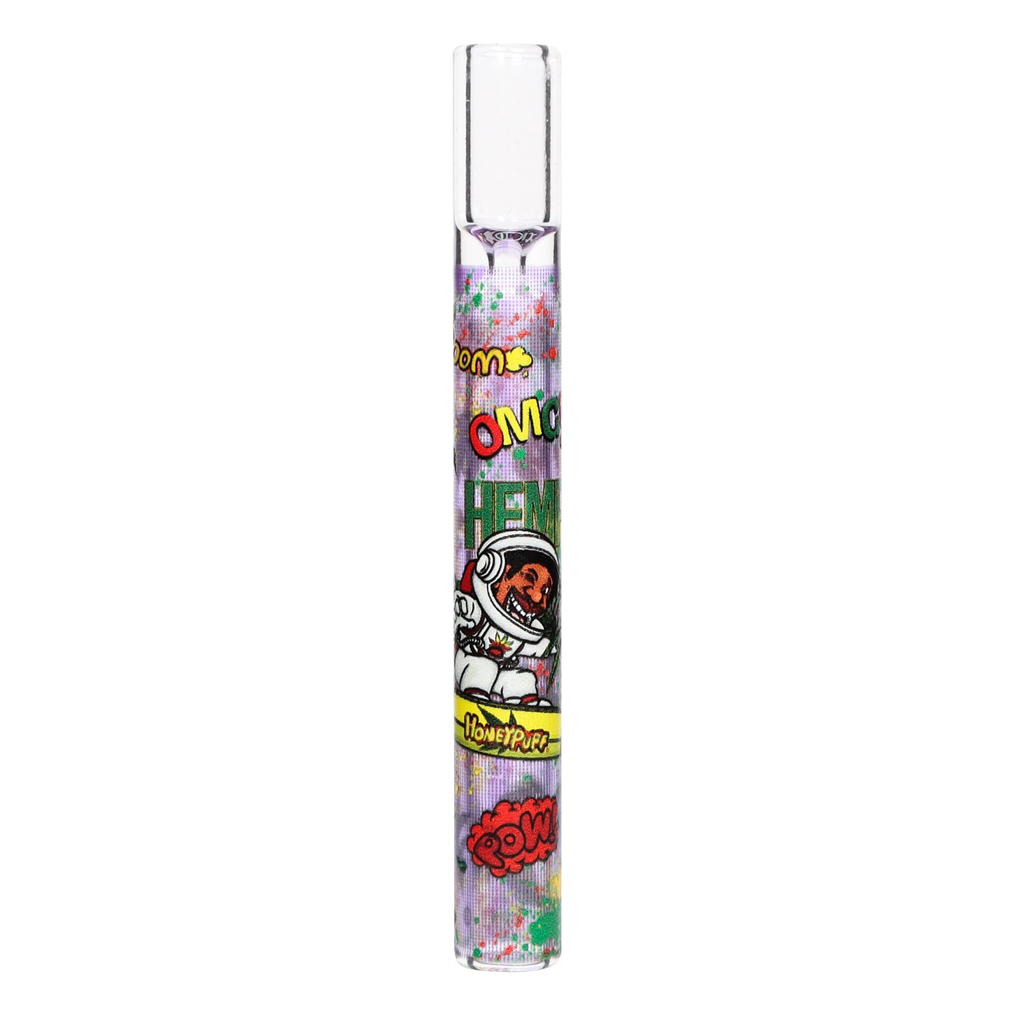 Pipes à tabac Honeypuff en verre One Hitter, 103 mm, faciles à nettoyer, 24 pièces