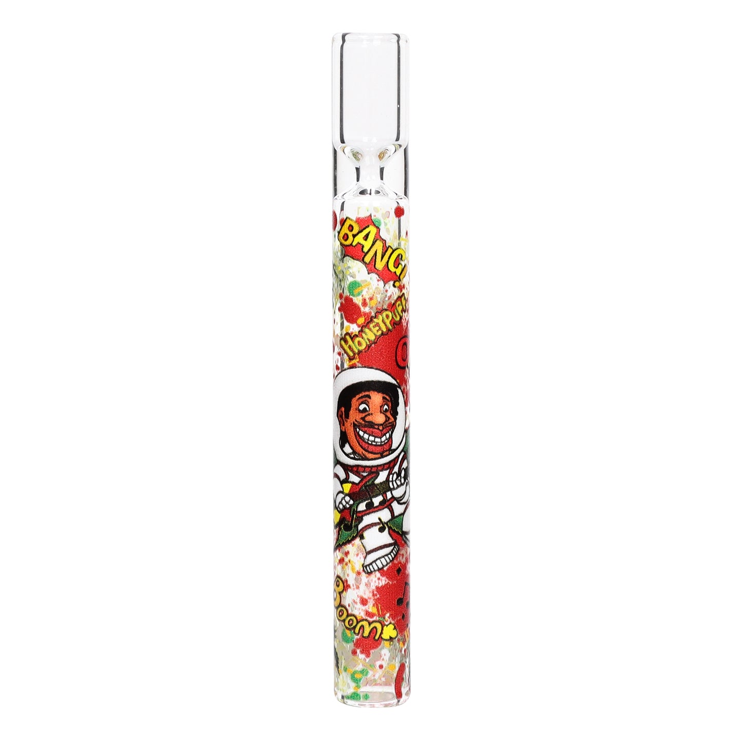 Pipes à tabac Honeypuff en verre One Hitter, 103 mm, faciles à nettoyer, 24 pièces