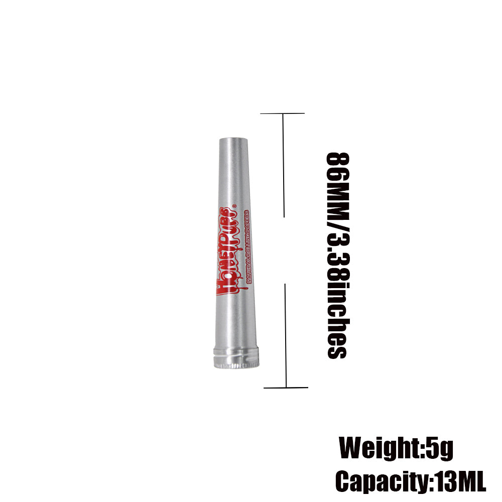 Tube métallique en aluminium Honeypuff Doob 86 mm, cône à rouler hermétique, anti-odeurs, accessoires pour fumeurs