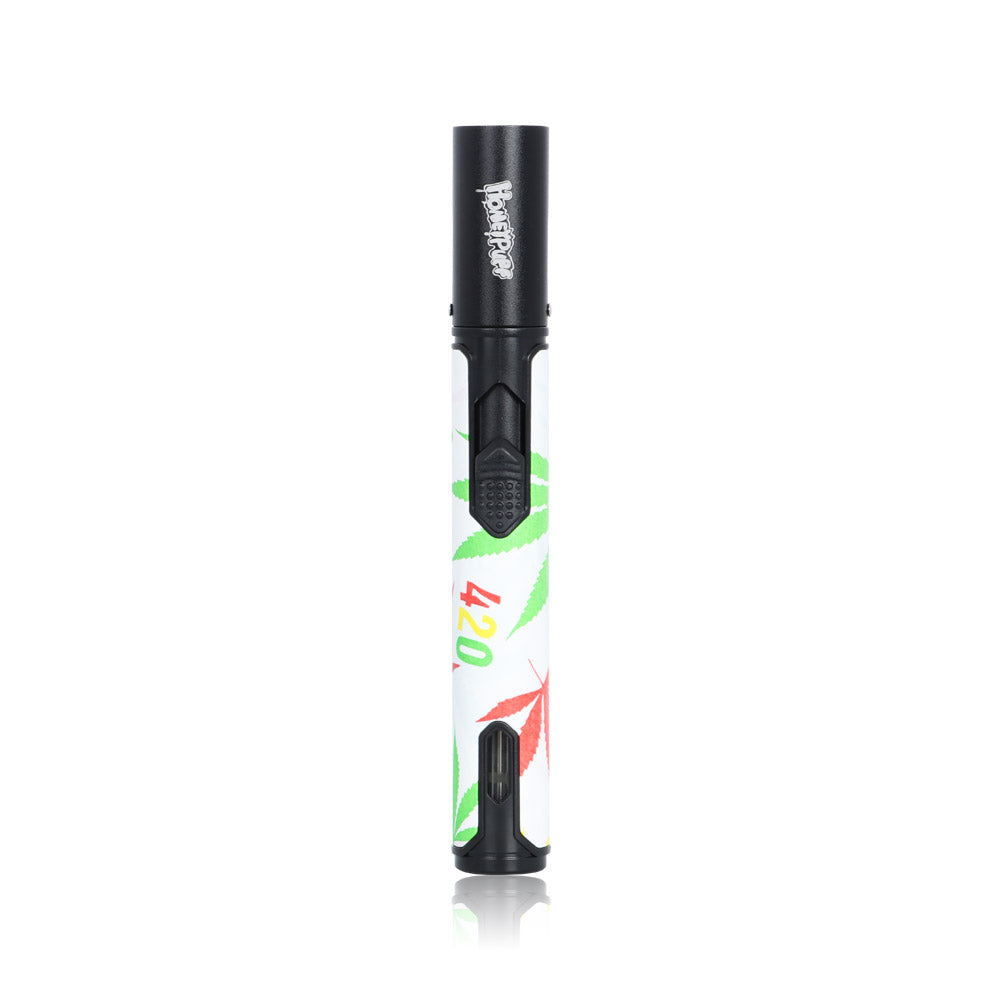 HONEYPUFF Windproof Charged Cigarette Lighter, Rasta Style Lighters, Creative Smoking Metal Lighter