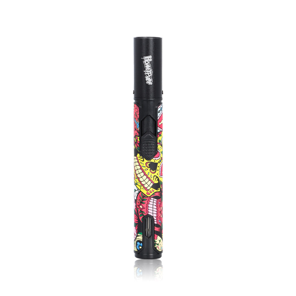 HONEYPUFF Windproof Charged Cigarette Lighter, Rasta Style Lighters, Creative Smoking Metal Lighter