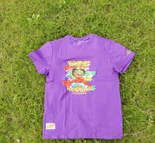 Load image into Gallery viewer, HONEYPUFF Men’s Purple T Shirt, Comfortable Short Sleeve Shirt