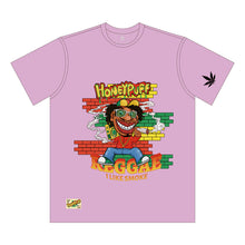 Load image into Gallery viewer, HONEYPUFF Men’s Pink T Shirt, Comfortable Short Sleeve Shirt
