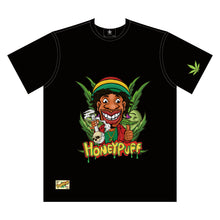 Load image into Gallery viewer, HONEYPUFF Men’s Black T Shirt, Comfortable Short Sleeve Shirt