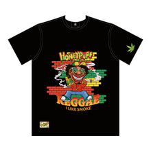 Load image into Gallery viewer, HONEYPUFF Men’s Black T Shirt, Comfortable Short Sleeve Shirt