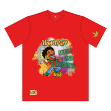 Load image into Gallery viewer, HONEYPUFF Men’s Red T Shirt, Comfortable Short Sleeve Shirt
