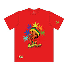 Load image into Gallery viewer, HONEYPUFF Men’s Red T Shirt, Comfortable Short Sleeve Shirt