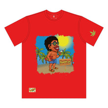 Load image into Gallery viewer, HONEYPUFF Men’s Red T Shirt, Comfortable Short Sleeve Shirt