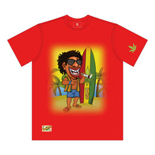 Load image into Gallery viewer, HONEYPUFF Men’s Red T Shirt, Comfortable Short Sleeve Shirt