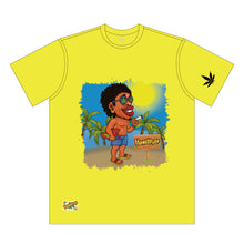 Load image into Gallery viewer, HONEYPUFF Men’s Yellow T Shirt, Comfortable Short Sleeve Shirt