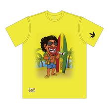 Load image into Gallery viewer, HONEYPUFF Men’s Yellow T Shirt, Comfortable Short Sleeve Shirt