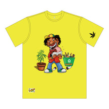 Load image into Gallery viewer, HONEYPUFF Men’s Yellow T Shirt, Comfortable Short Sleeve Shirt