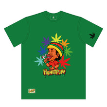 Load image into Gallery viewer, HONEYPUFF Men’s Green T Shirt, Comfortable Short Sleeve Shirt