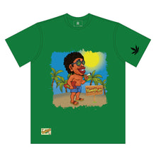 Load image into Gallery viewer, HONEYPUFF Men’s Green T Shirt, Comfortable Short Sleeve Shirt