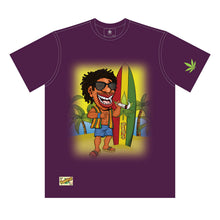 Load image into Gallery viewer, HONEYPUFF Men’s Purple T Shirt, Comfortable Short Sleeve Shirt