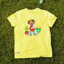 Load image into Gallery viewer, HONEYPUFF Men’s Yellow T Shirt, Comfortable Short Sleeve Shirt