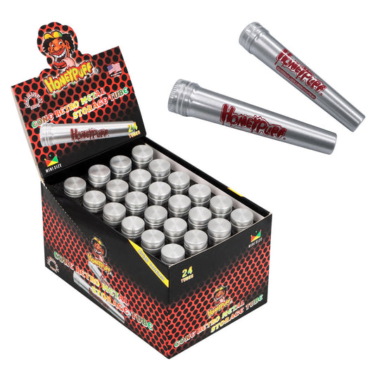HONEYPUFF Aluminium-Metallrohr Doob 86 MM Luftdichter Geruchsverschluss Rollkegel Raucherzubehör
