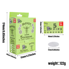 Load image into Gallery viewer, Honerypuff series 15mm smoking pipe screen stainless steel
