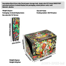 Load image into Gallery viewer, HONEYPUFF multi-color multi-tube plastic trumpet paper cigarette storage tank Cigarette accessories
