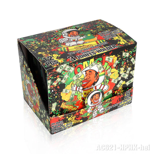 HONEYPUFF multi-color multi-tube plastic trumpet paper cigarette storage tank Cigarette accessories