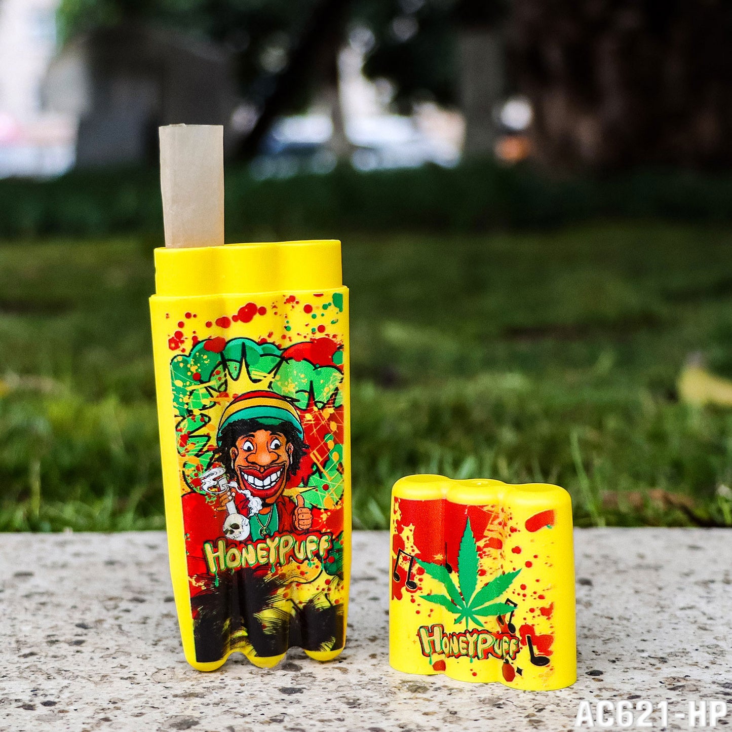 HONEYPUFF multi-color multi-tube plastic trumpet paper cigarette storage tank Cigarette accessories